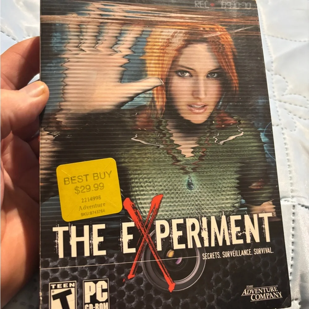 The Experiment PC CD-ROM Software Game .
